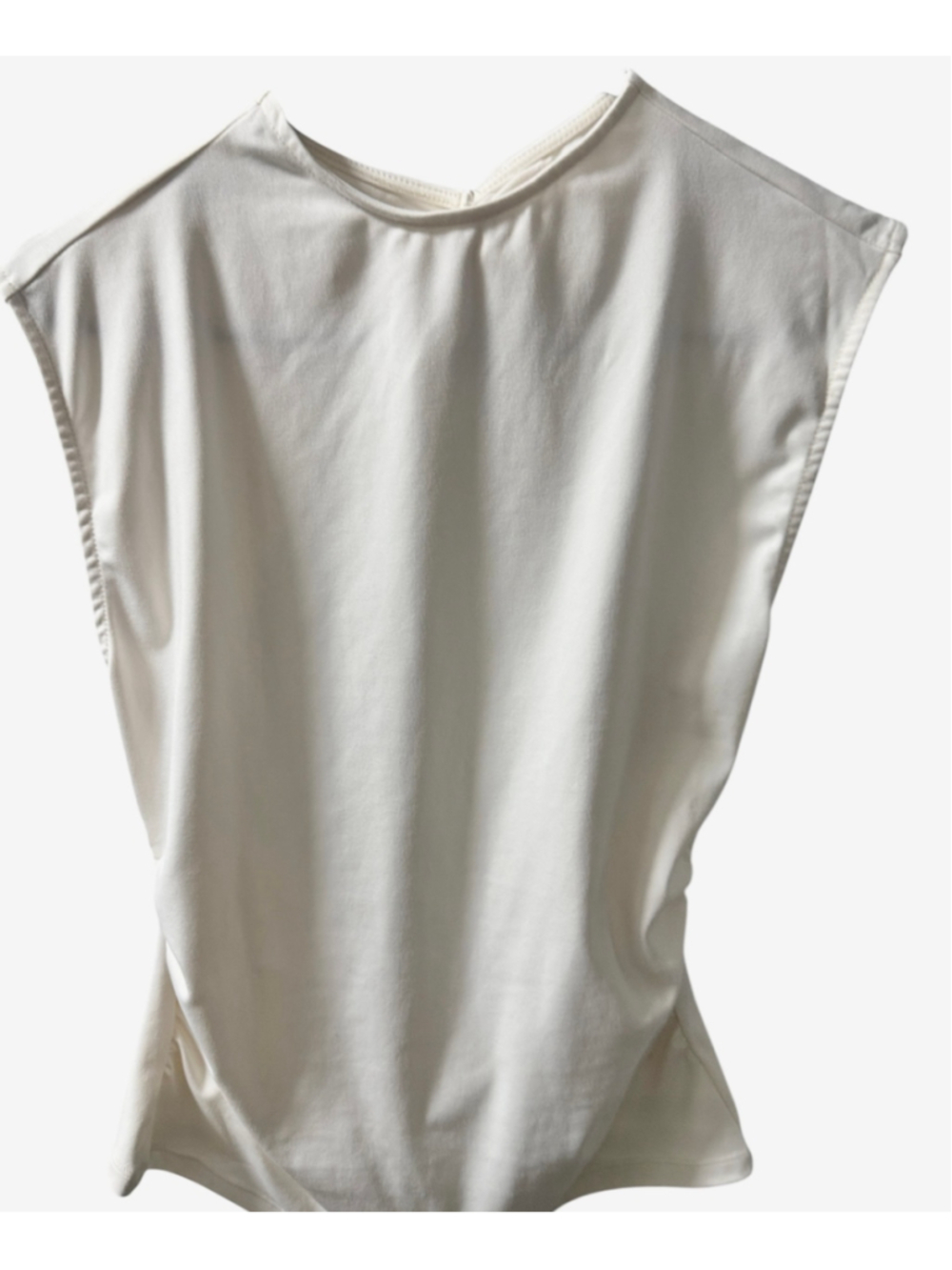 Anthropologie Maeve White Sleeveless Tank Top Size S